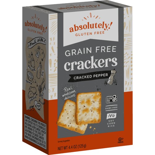 AGF Cracked Pepper Crackers, 4.4oz