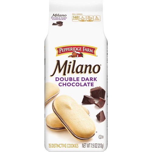 Pepperidge Farm® Milano® Double Dark Chocolate Cookies, 7.5 oz. Bag