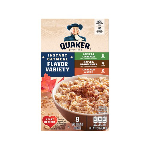 Quaker Instant Oatmeal Variety Pack, 1.51oz Packets