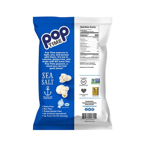 Sea Salt Whole Grain Kettle Popcorn