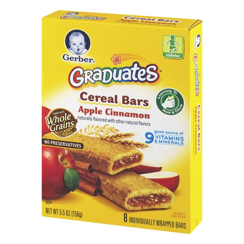 gerber cereal bars