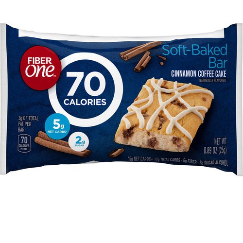 Fiber One 70 Calorie Bar, Cinnamon Coffee Cake, 6 ct