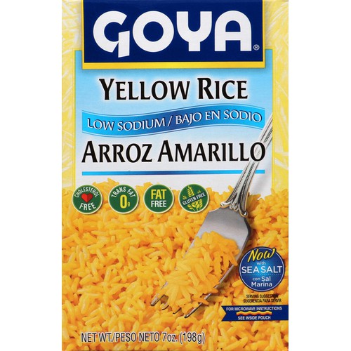Goya Yellow Rice Low Sodium 7 oz