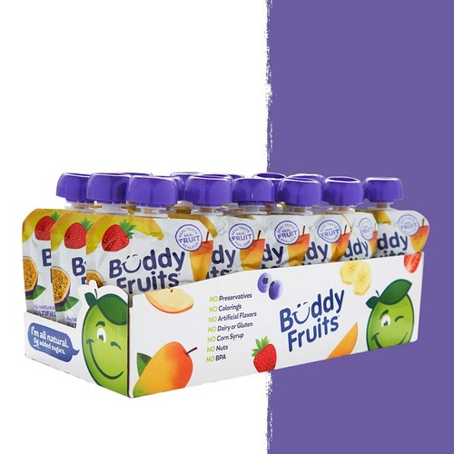 Buddy Fruits Multifruit & Apple Blended Fruit, 3.2oz