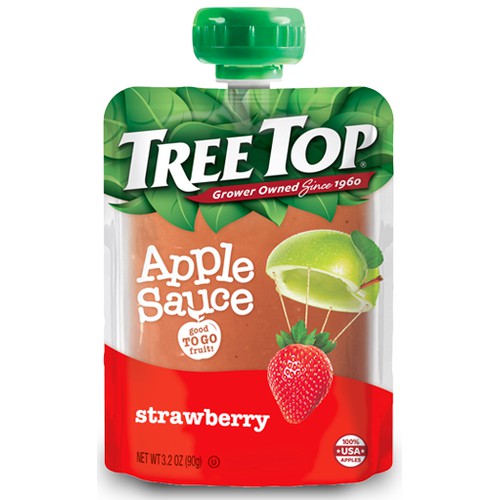 Tree Top Apple Sauce Pouch Strawberry 40/3.2 oz