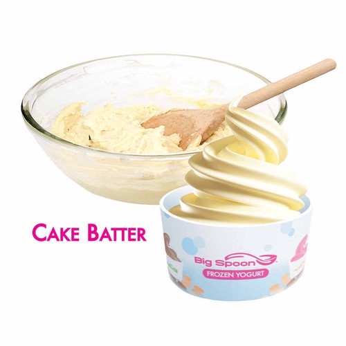 Cake Batter Frozen Yogurt Cups
