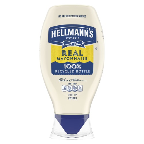 Hellmann's Real Mayonnaise Squeeze 12p 20 oz