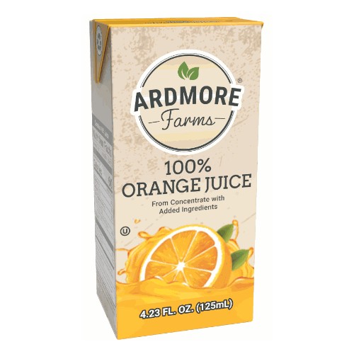 Ardmore Farms 100% Orange Juice, 4.23 fl oz