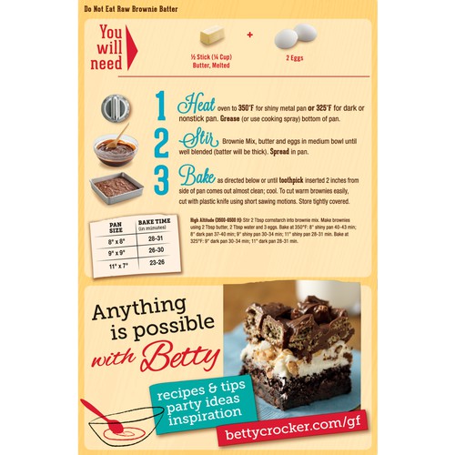 Brownie Mix Gluten Free 16 oz