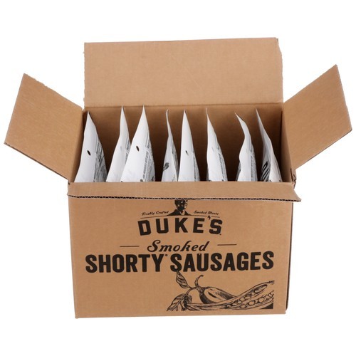 DUKES Hickory Peach BBQ Smoked Shorty Sausages, 5oz