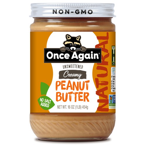 Old Fashioned Unsweetened & Salt Free Creamy Peanut Butter