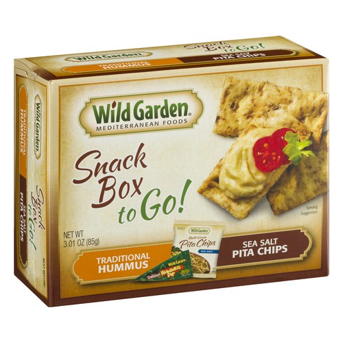 Wild Garden Wild Garden Snack Box To Go Traditional Hummus Sea