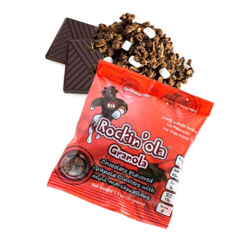 Rockin'Ola Chocolate Granola w/ Mini-Marshmallows, 250/1.1oz IW Pouch