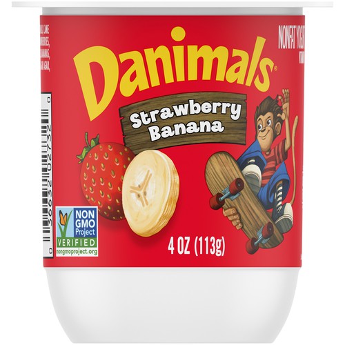 Danimals Strawberry Banana Yogurt Cup