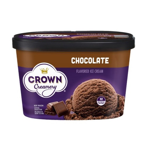 Crown Creamery Chocolate Ice Cream