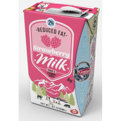 2% Strawberry Milk 27/8 oz