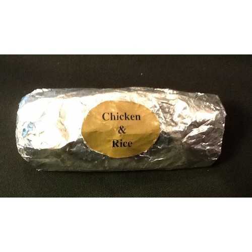 Chicken, Cheese & Rice Burrito, IW-Foil, 80/5.75oz