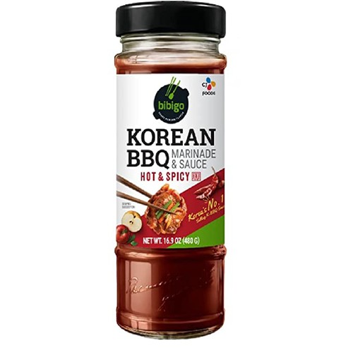 Korean Bbq Marinade Sauce Hot & Spicy 16.9Ozx6