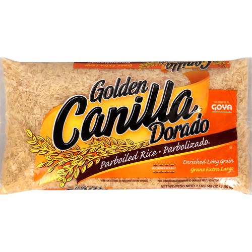 Goya Golden Canilla Parboiled Extra Long Grain Rice 3 lb