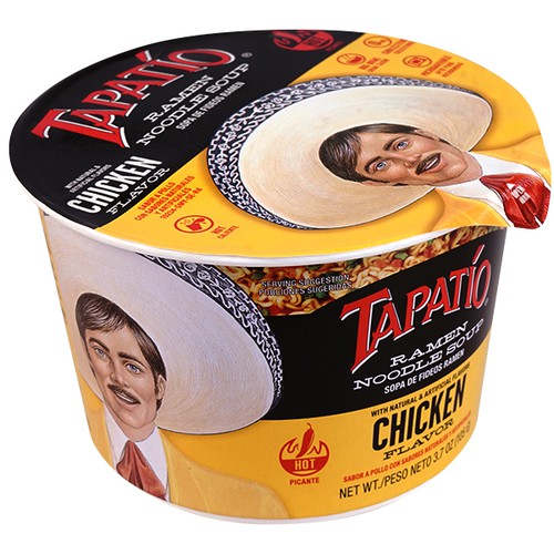 Tapatio Instant Ramen Bowl 3.8oz/110g - Chicken Flavor