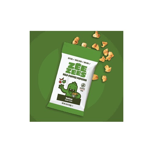 Zee Zees, Half Popped Popcorn, Salsa, I/ W, 1.28oz