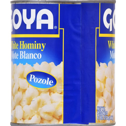 Goya White Hominy 108 oz