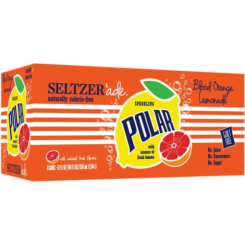 Polar Seltzer’ade Blood Orange Lemonade 12 oz