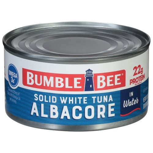 Bumble Bee Solid White Albacore Tuna in Water, 12 oz Can (Pack of 24)
