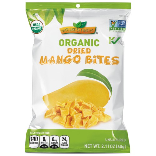 Organic Dried Mango Bites