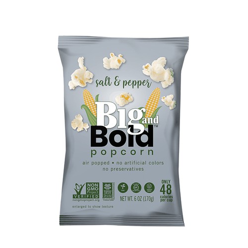 Big & Bold Salt & Pepper Whole Grain Kettle Popcorn