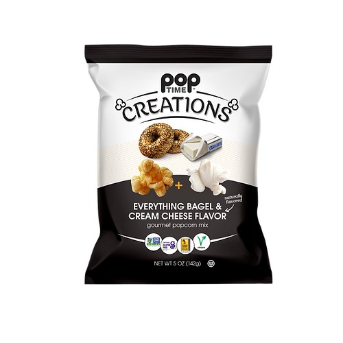 Creations Everything Bagel & Cream Cheese Whole Grain Popcorn Mix