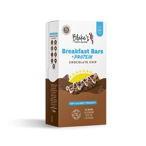 Blake's Seed Based Chocolate Chip Breakfast Bars + Protein