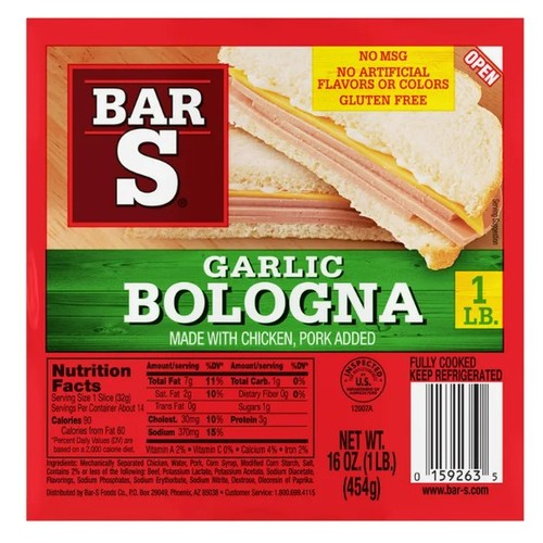 BAR-S GARLIC BOLOGNA