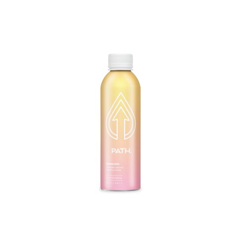 PATH Raspberry/Orange flavored sparkling water 600 ml (20.3oz)