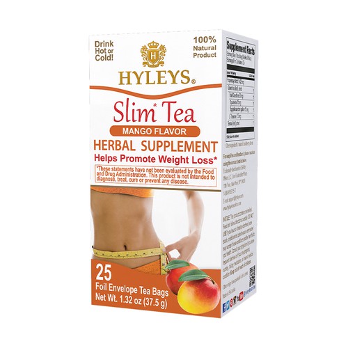 25 Ct Slim Tea Mango Flavor