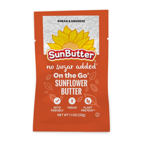 Sunflower Butter No Sugar Added Pouch 30 x 1.1 oz