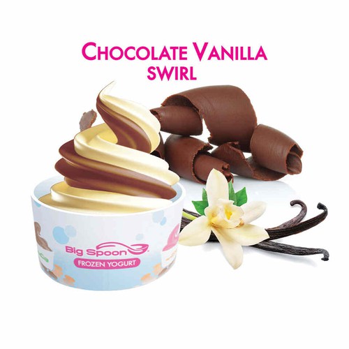 Chocolate & Vanilla Swirl Frozen Yogurt Cups