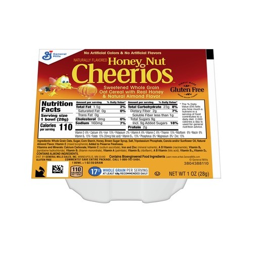 Honey Nut Cheerios Bowlpak