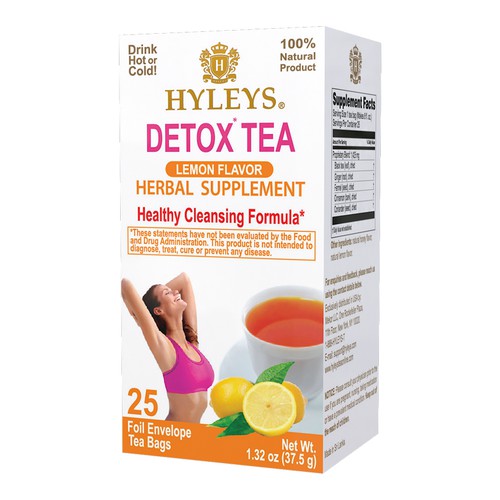 25 Ct Detox Tea Lemon Flavor