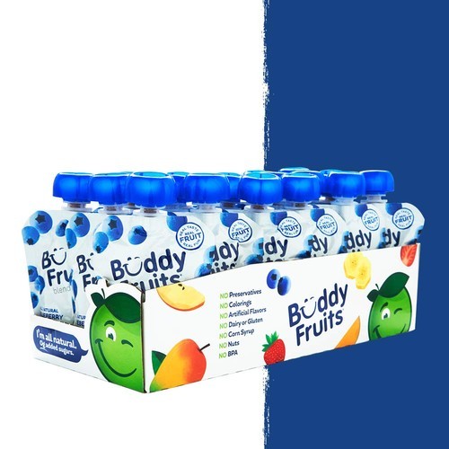 Buddy Fruits Blueberry & Apple Blended Fruit, 3.2oz