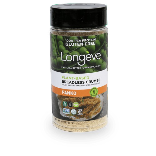 Longève Plant-based Breadless Crumbs - Panko (4.5-oz.)