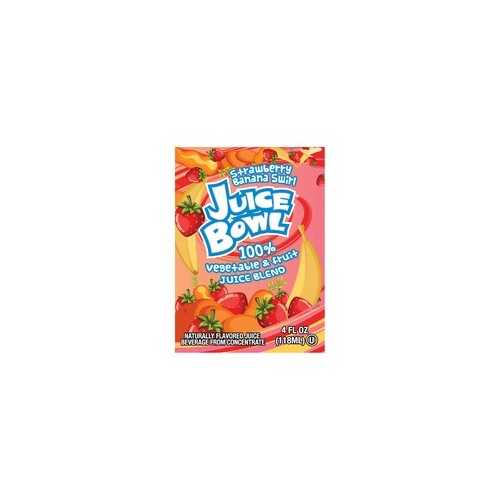 Strawberry Banana Swirl 4 oz Juice Box