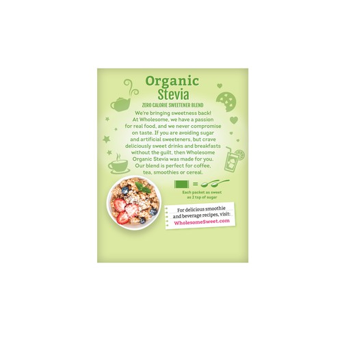 Organic Stevia Packets 6/1.23 oz
