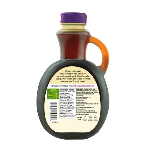 Organic Lite Pancake Syrup 6/20 oz