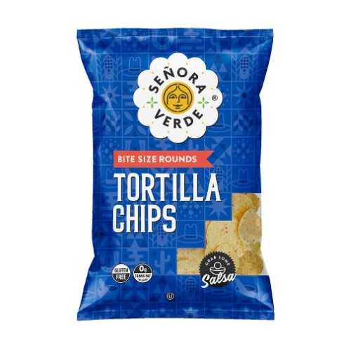 Senora Verde Bite Size Rounds Tortilla Chips