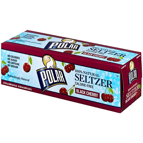 Polar Seltzer Black Cherry 12 oz