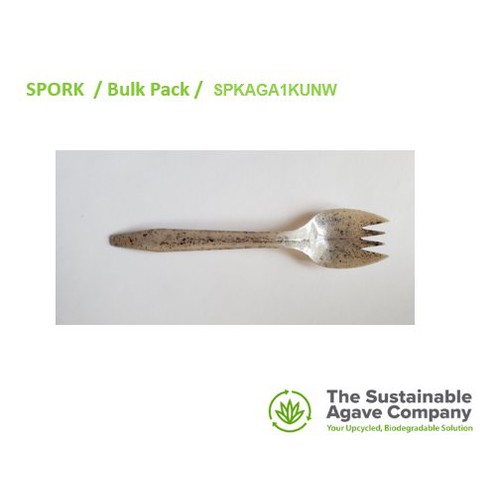 Agave Spork, Bulk Unwrapped