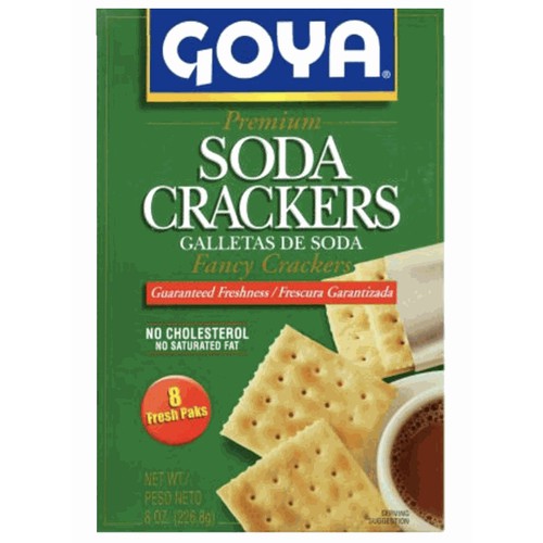 Goya Premium Soda Crackers 8 Oz