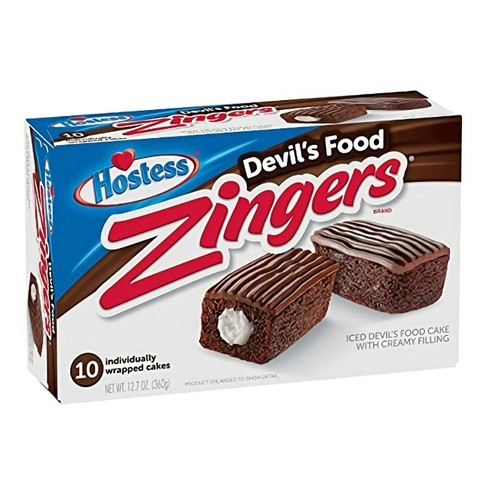 HOSTESS CHOC ZINGER 10CT