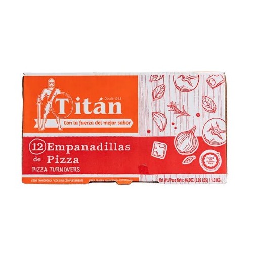 TITAN PIZZA EMPANADILLA 12CT